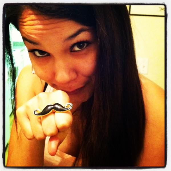 Mustache Ring